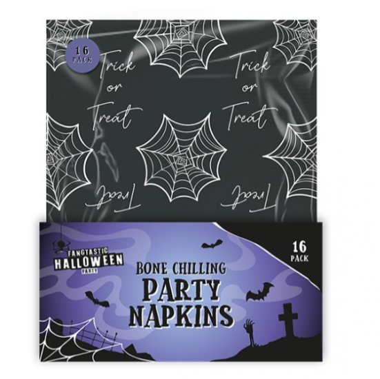 Halloween Printed 2-Ply Napkins 16 Pack - Click Image to Close