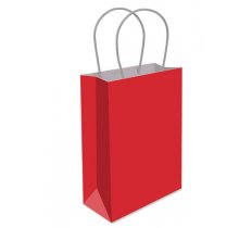 Red Paper Bag With Handle