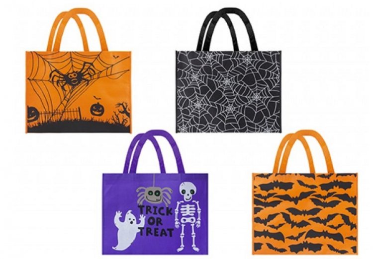 Halloween Shopper Bag 40cm X 32cm ( Assorted Colours ) - Click Image to Close