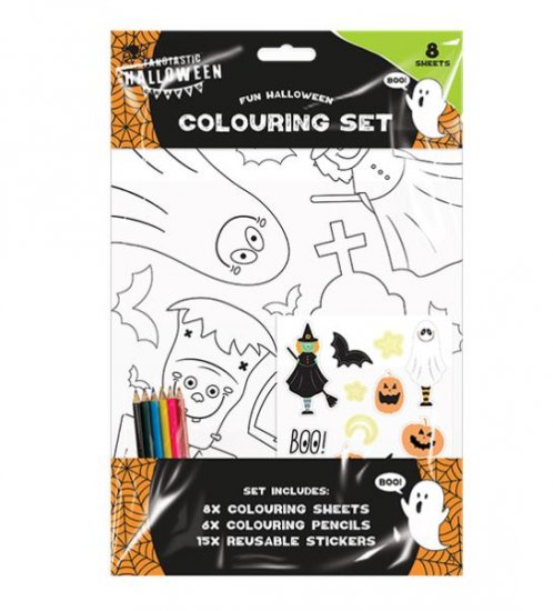 HALLOWEEN COLOURING SET - Click Image to Close