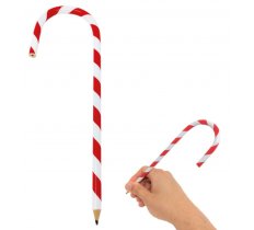 Candy Cane Red & White Pencil 20cm