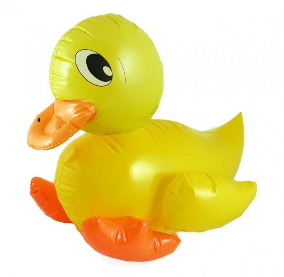 Inflatable Duck 42cm - Click Image to Close