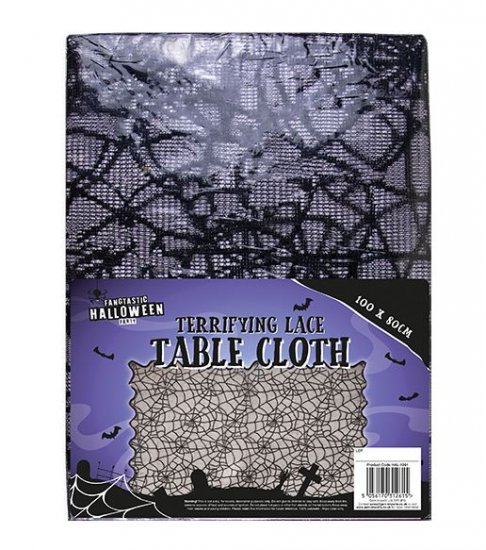 HALLOWEEN LACE TABLECLOTH - Click Image to Close