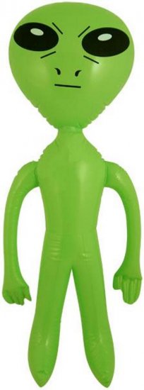 Inflatable Alien 64cm - Click Image to Close