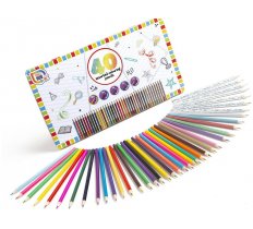 Tin 40 Coloured Pencils