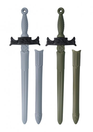 Knight Plastic Broad Sword 66cm - Click Image to Close