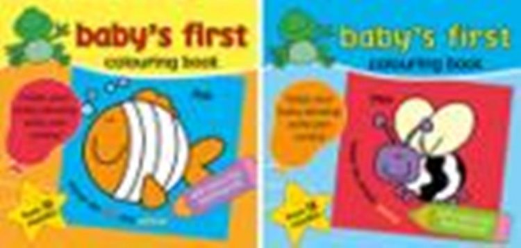 Babys First Colouring Pads - Click Image to Close