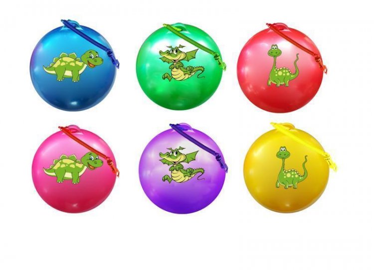 10" ( 25cm ) Dinosaur Fruit Scented Ball With Keychain - Click Image to Close