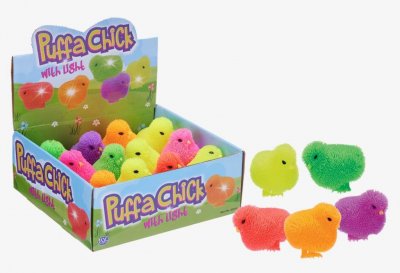 Puffa Chick With Light ( Assorted Colours )