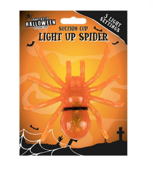 Luminous Spider With Suction Cup - Click Image to Close