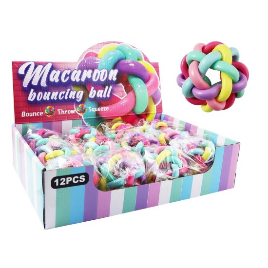 Bounce Ball Macaroon Pastel 65mm - Click Image to Close