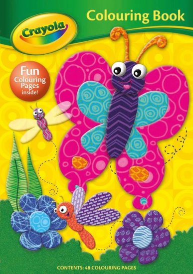 Crayola Colouring Book Butterfly ( Zero Vat ) - Click Image to Close