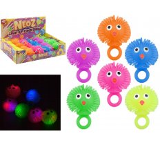Neon Light Up Little Chickrings 6 Assorted Colors