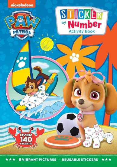 Paw Patrol Sticker By Number Book ( Zero Vat ) - Click Image to Close