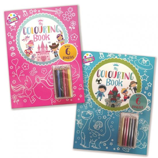 Tallon Colouring Book With Pencils ( 0 Vat ) - Click Image to Close