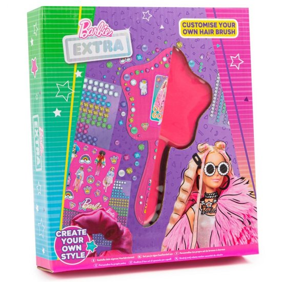 Barbie Extra Customise Your Own Hair Brush - Click Image to Close