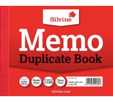 Silvine Duplicate Book