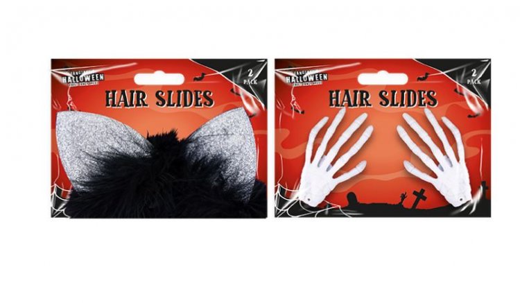 HALLOWEEN 3D HAIR SLIDES - Click Image to Close