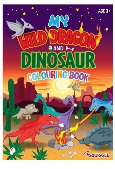 My Wild Dragon & Dinosaur Colouring Book - Click Image to Close
