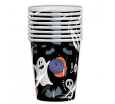 Halloween Paper Cups 270ml 8 Pack