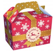 Reindeer Mail Food Box 15 x 10 x 10cm
