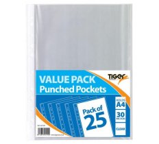 A4 Value Pk 25 Punched pkts