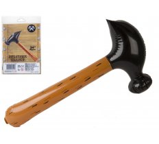 34" Inflatable Novelty Brown Claw Hammer In P/B