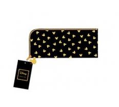 Mickey Black And Gold Pencil Case