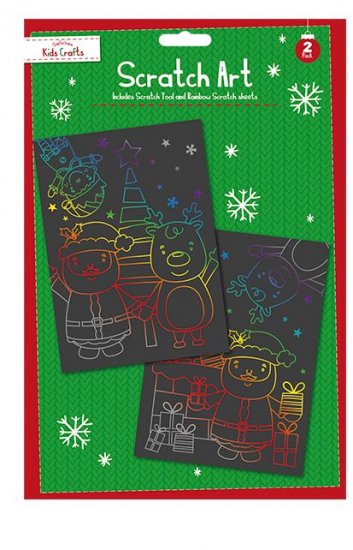 Christmas Scratch Art Set - Click Image to Close