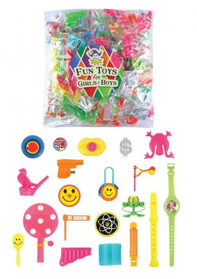 Assorted Party Bag Toys x 100 ( 9p Each ) - Click Image to Close