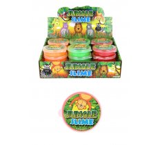 Jungle Animal Slime Tubs 7cm x 2cm ( Assorted Colours )