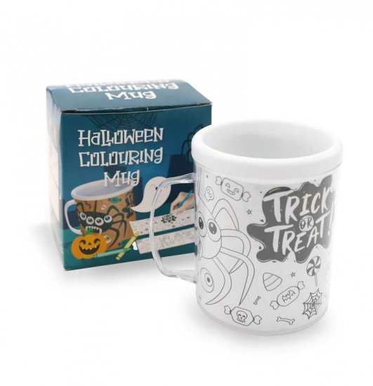 COLOUR IN YOUR OWN SPOOKY HALLOWEEN MUG - Click Image to Close