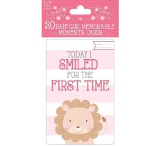 Baby Moment Cards Girl