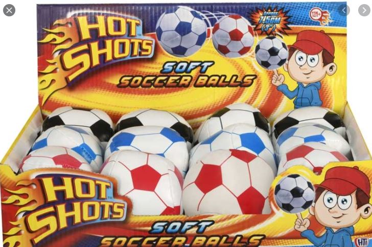 3.5" Soft Soccer Balls - Click Image to Close