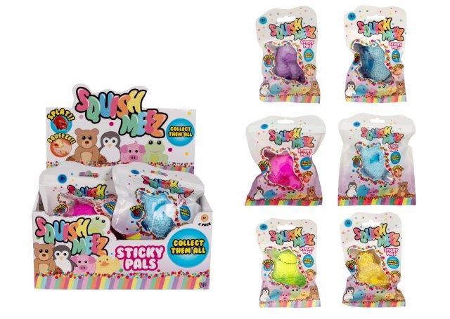 Squish Meez Squeeze Squishy Sticky Pals Toy - Click Image to Close