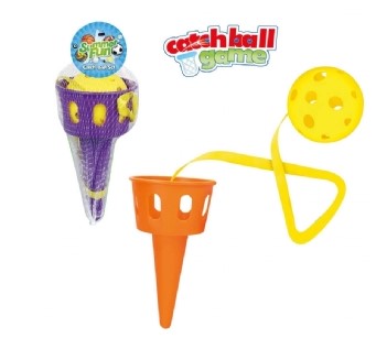 Cup & Ball Catch Game 18x9x9cm - Click Image to Close