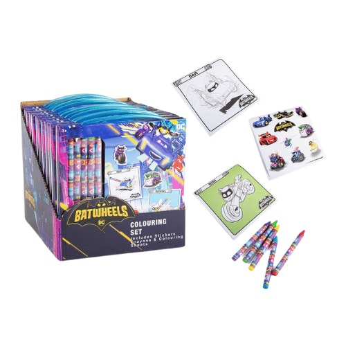 Batwheels On the Go Colouring Set - Click Image to Close