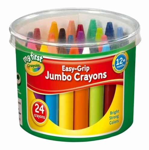 Crayola My First Jumbo Crayons 24 Pack ( 81-8104 ) - Click Image to Close