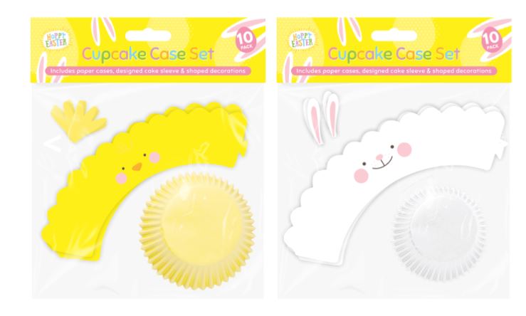 Easter Character Cup Cake Set 10 Pack - Click Image to Close