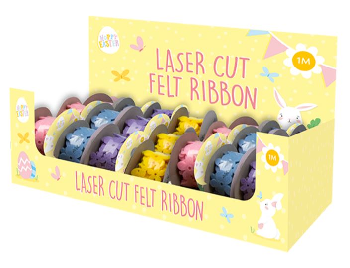 Laser Cut Felt Ribbon 1m - Click Image to Close