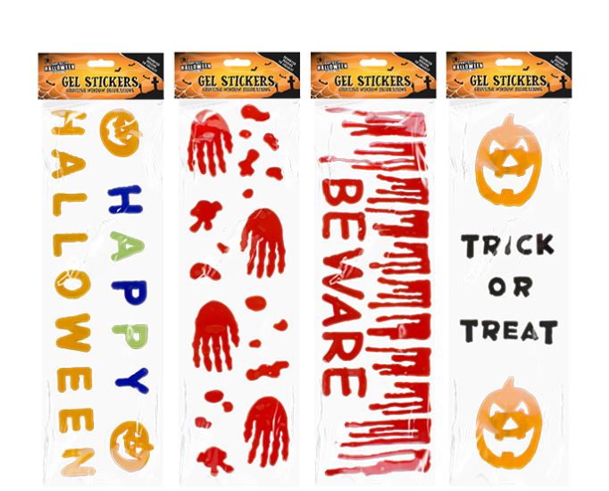 HALLOWEEN GEL STICKERS - Click Image to Close