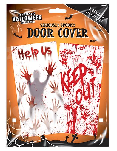 HALLOWEEN SCARY DOOR COVER - Click Image to Close