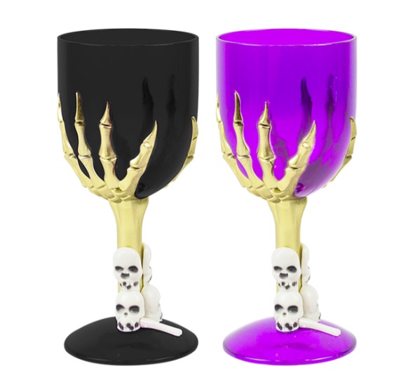 Halloween Decorative Wine Goblet - Click Image to Close
