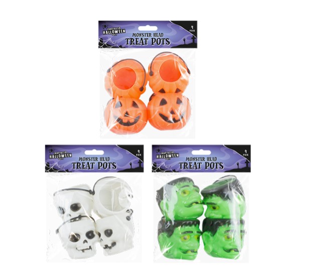Halloween Candy Holder 4pk - Click Image to Close