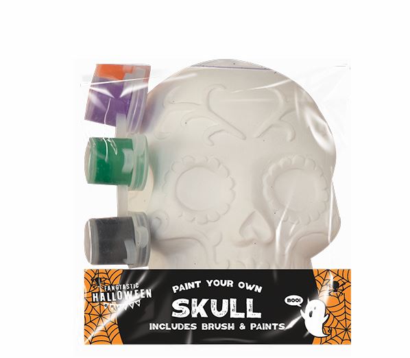 PAINT YOUR OWN SKULL - Click Image to Close