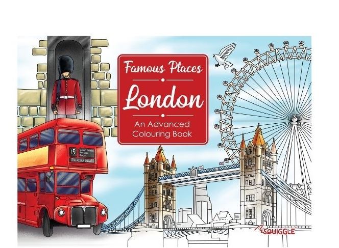 Famous Places - London Colouring Book - Click Image to Close