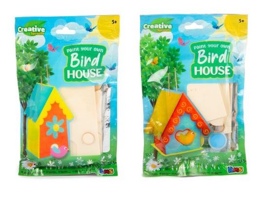 Paint Your Own Mini Birdhouse - Click Image to Close