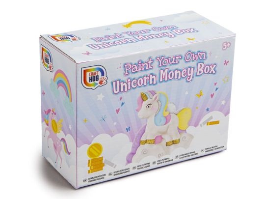Paint Your Own Unicorn Money Box - Click Image to Close