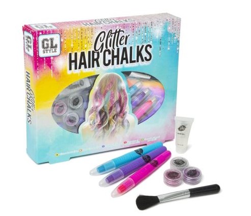 Gl Glitter Hair Chalks - Click Image to Close
