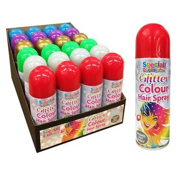 Party Glitter Colour Hair Spray 200ml - Click Image to Close